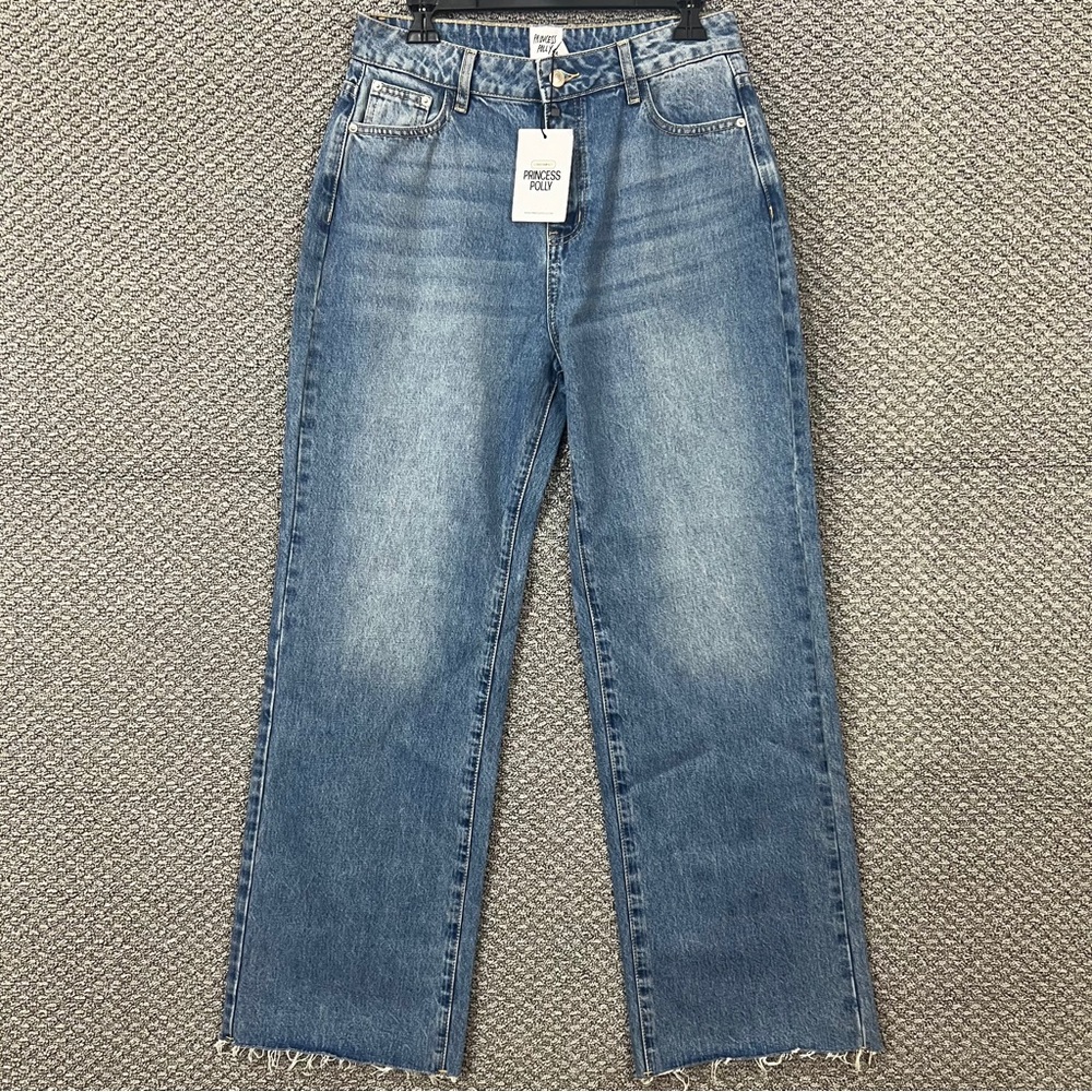 Princess Polly Blue Flare & Wide Leg Jeans